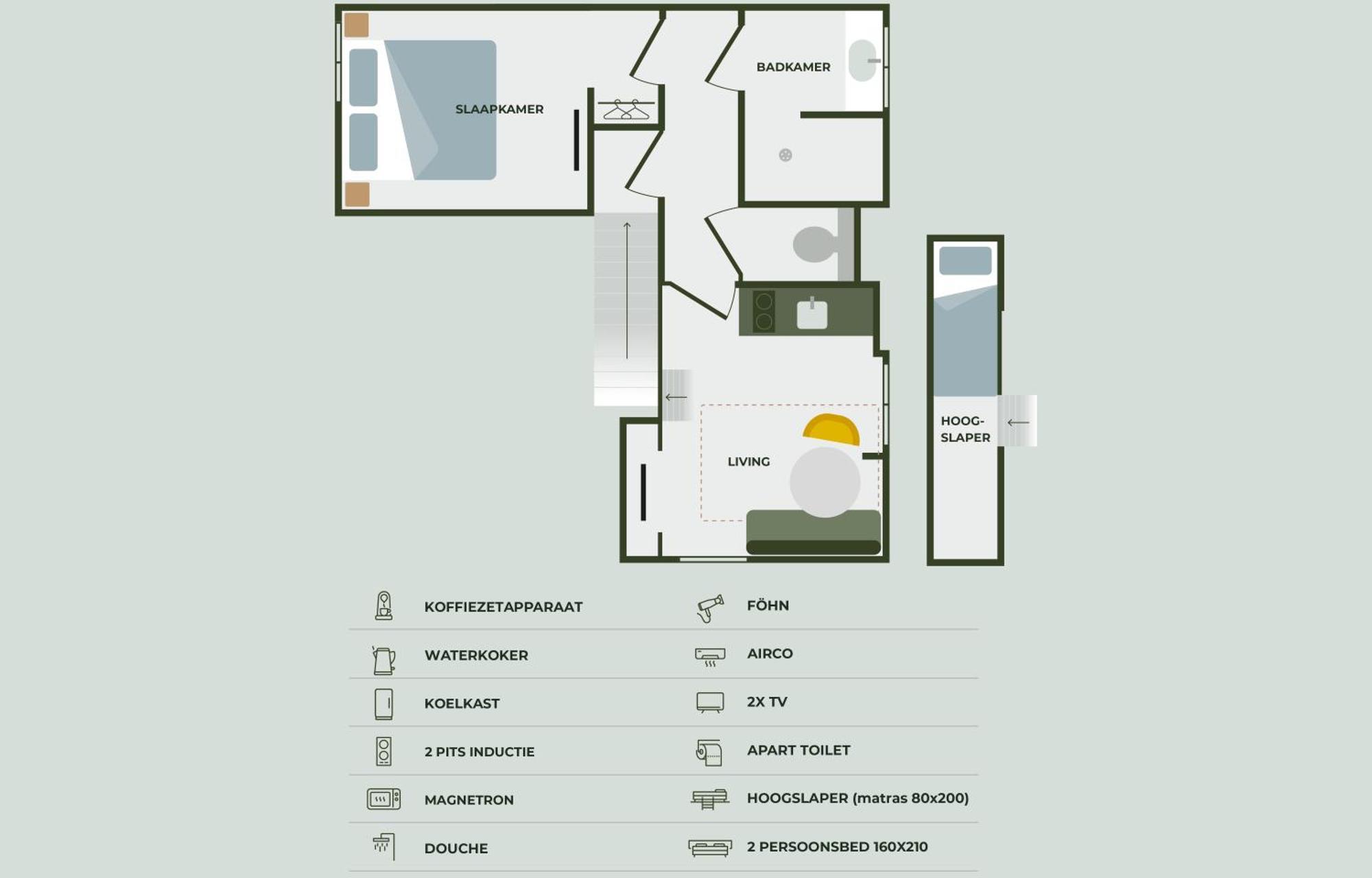 Boutiquehotel & Tiny Houses Plek17 Milsbeek Kamer foto